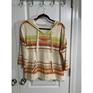 Woolrich Striped Hoodie, Quinn River Eco Rich Poncho size Large
